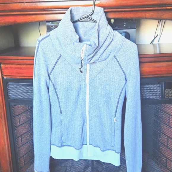 Lululemon Be Present Ghost Herringbone Jacket Size 8 - Picture 2 of 7